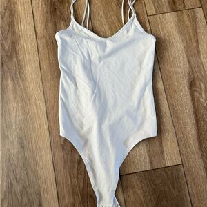 Light blue body suit